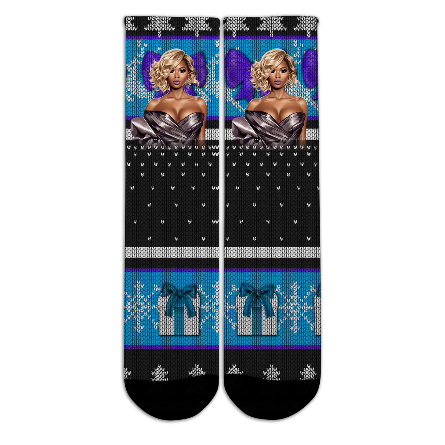 Ugly Christmas Sweater Socks