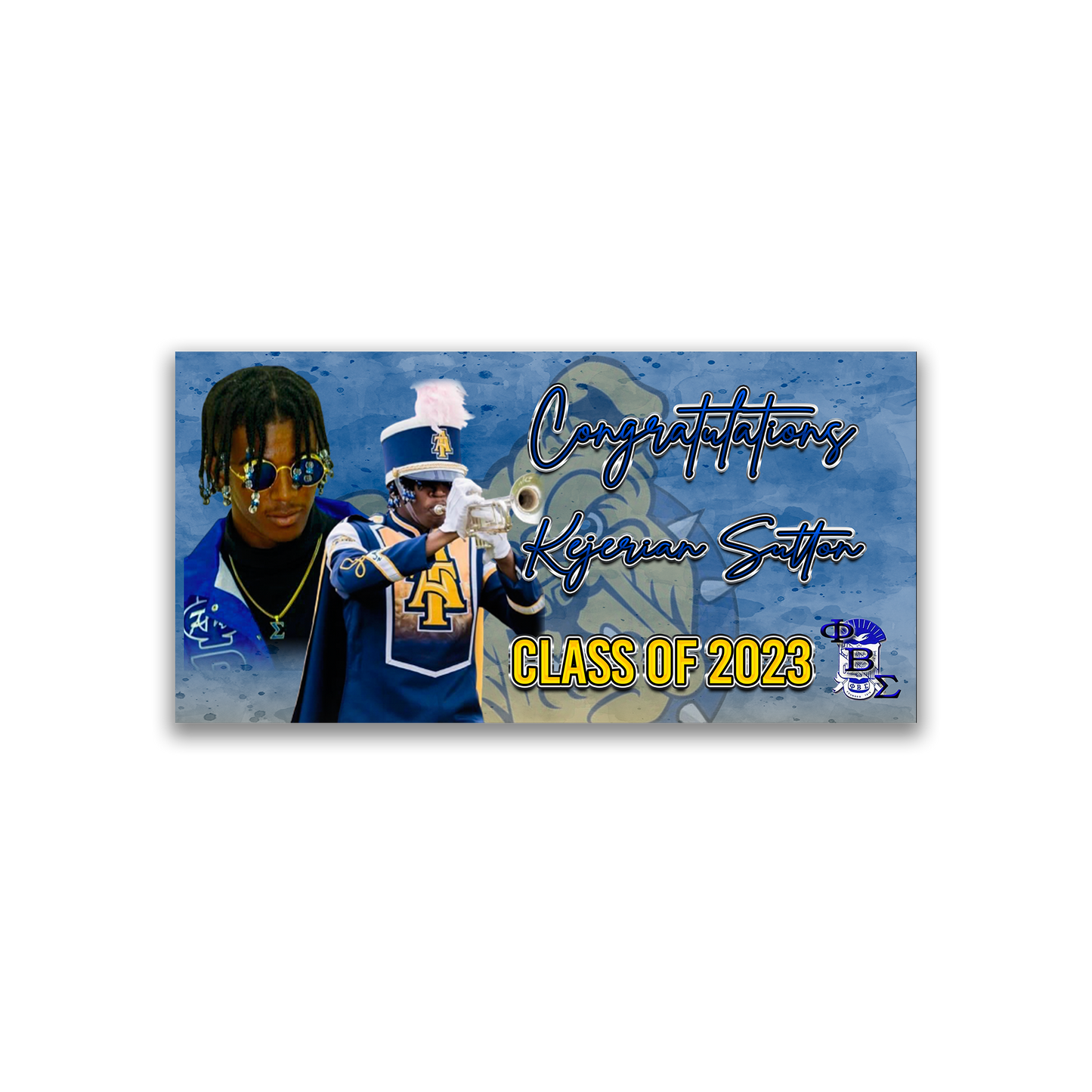 Graduation 2024 Proud Graduate Banner 6ft X 3ft (72" X 36")