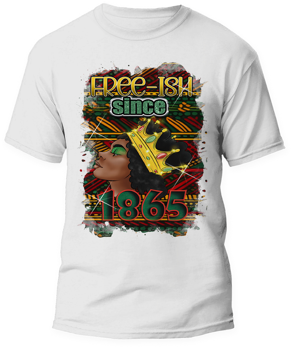 Juneteenth Center Print Shirt