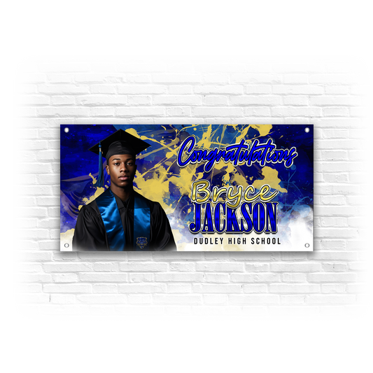 Graduation 2024 Proud Graduate Banner 6ft X 3ft (72" X 36")