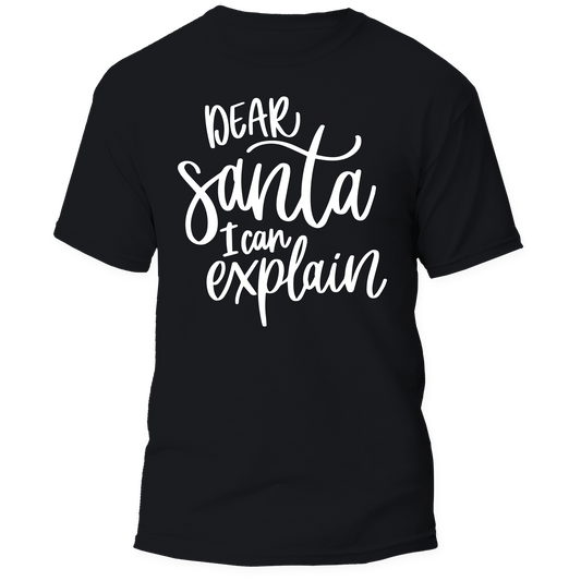 Dear Santa I Can Explain Shirt