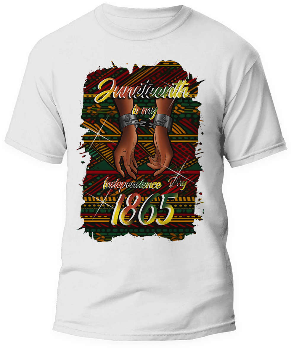 Juneteenth Center Print Shirt